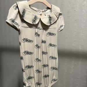 Kate Quinn short sleeve Peter Pan motorcycle bamboo